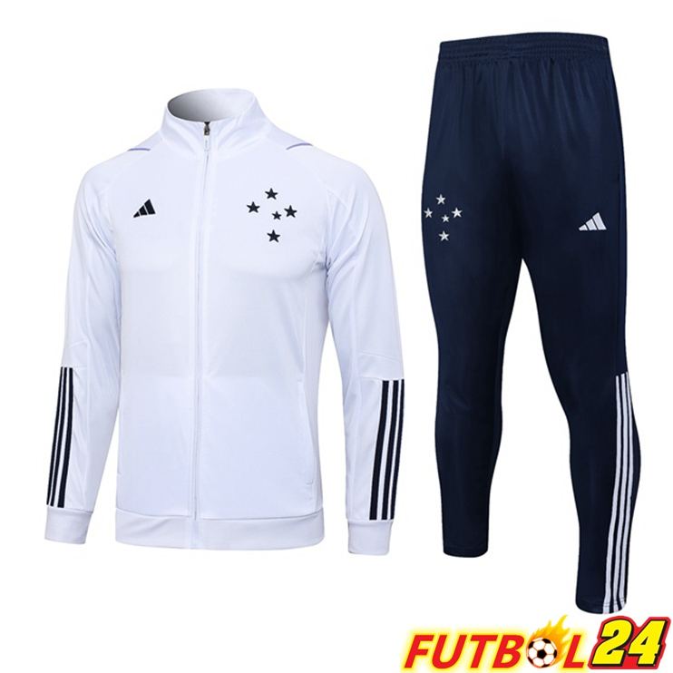 Chandal Equipos De Futbol - Chaqueta Cruzeiro EC Blanco 2023/2024