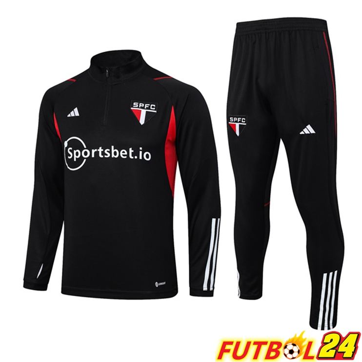 Chandal Equipos De Futbol Sao Paulo FC Negro 2023/2024