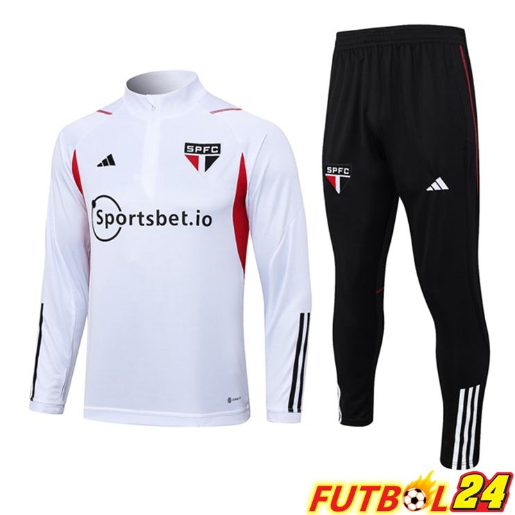 Chandal Equipos De Futbol Sao Paulo FC Blanco 2023/2024