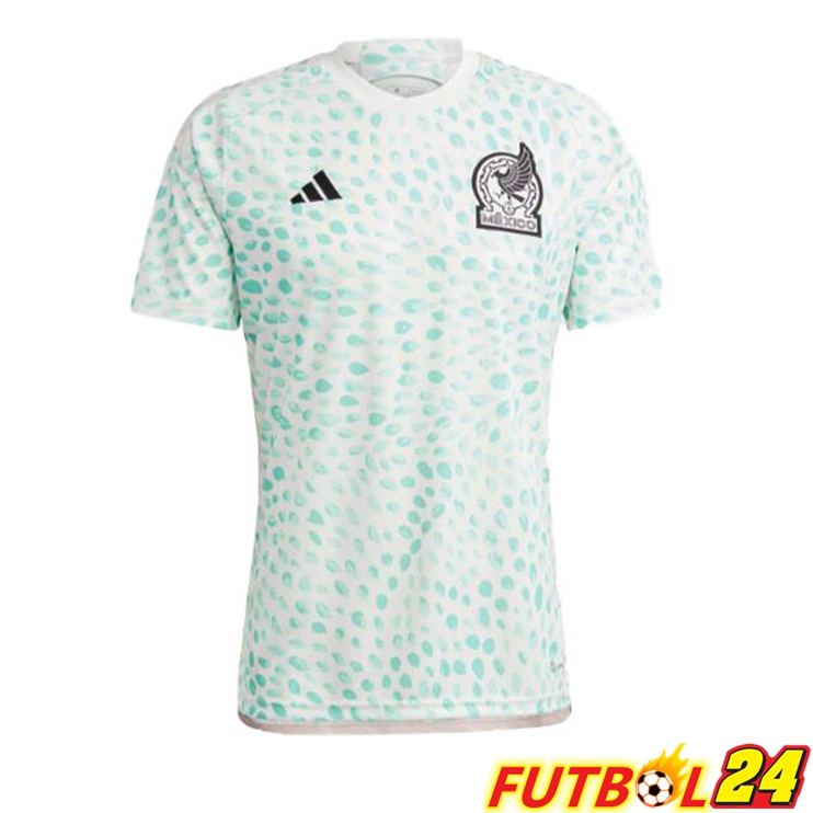 Camisetas De Futbol México Mujer Segunda Blanco Verde 2023/2024