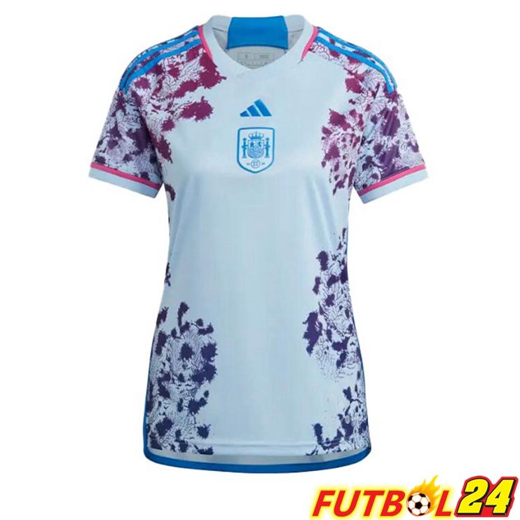 Camisetas De Futbol España Mujer Segunda Azul 2023/2024
