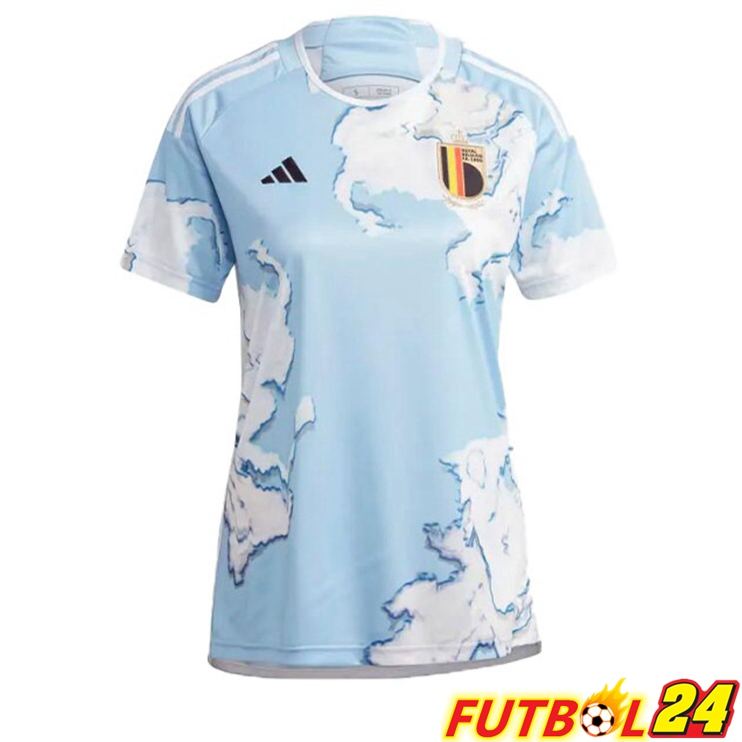 Camisetas De Futbol Bélgica Mujer Segunda Azul 2023/2024