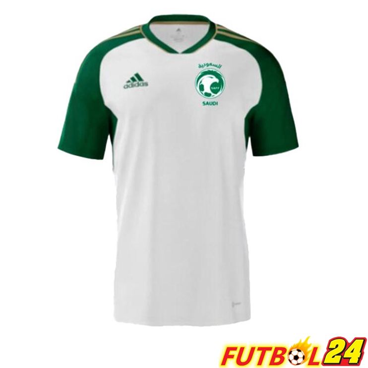 Camisetas De Futbol Arabia Saudita Segunda Blanco 2023/2024