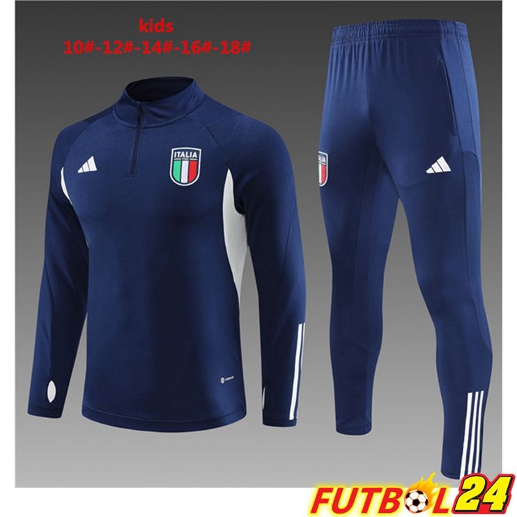 Chandal Equipos De Futbol Italia Ninos Azul Real 2023/2024