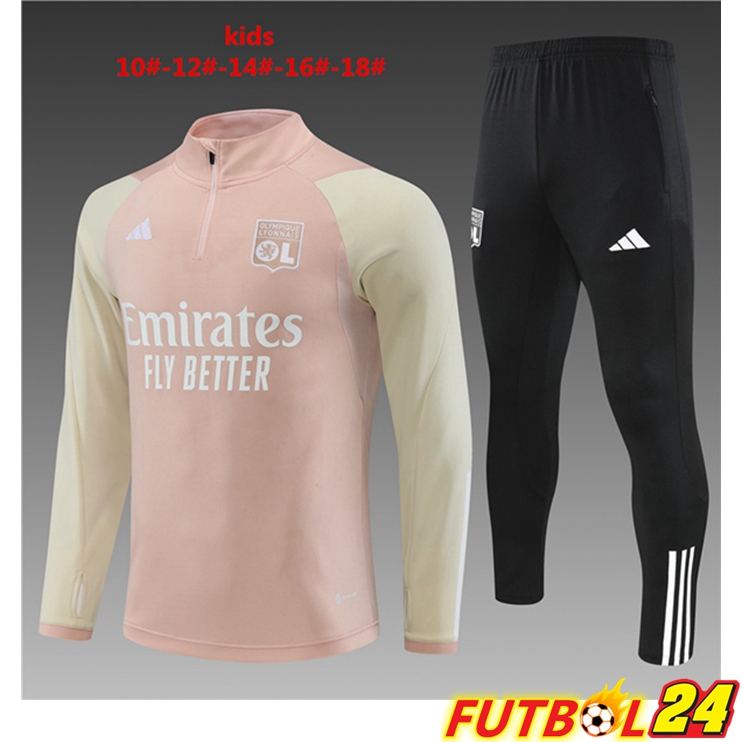 Chandal Equipos De Futbol Lyon OL Ninos Rosado 2023/2024