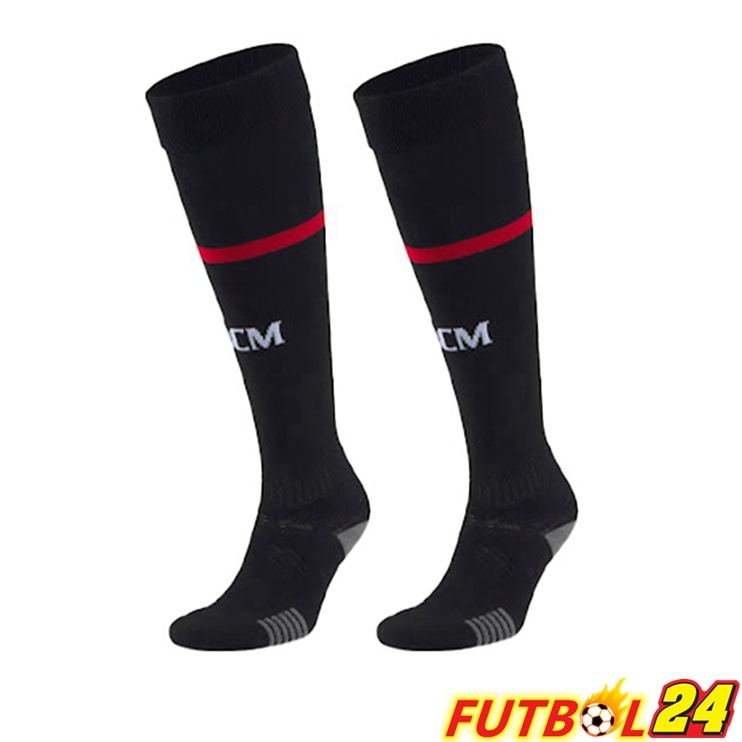 Calcetines De Futbol AC Milan Cuarta Negro 2022/2023