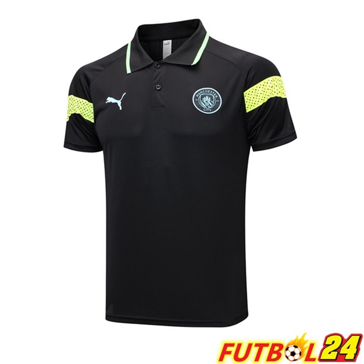 Camiseta Polo Manchester City Negro 2023/2024