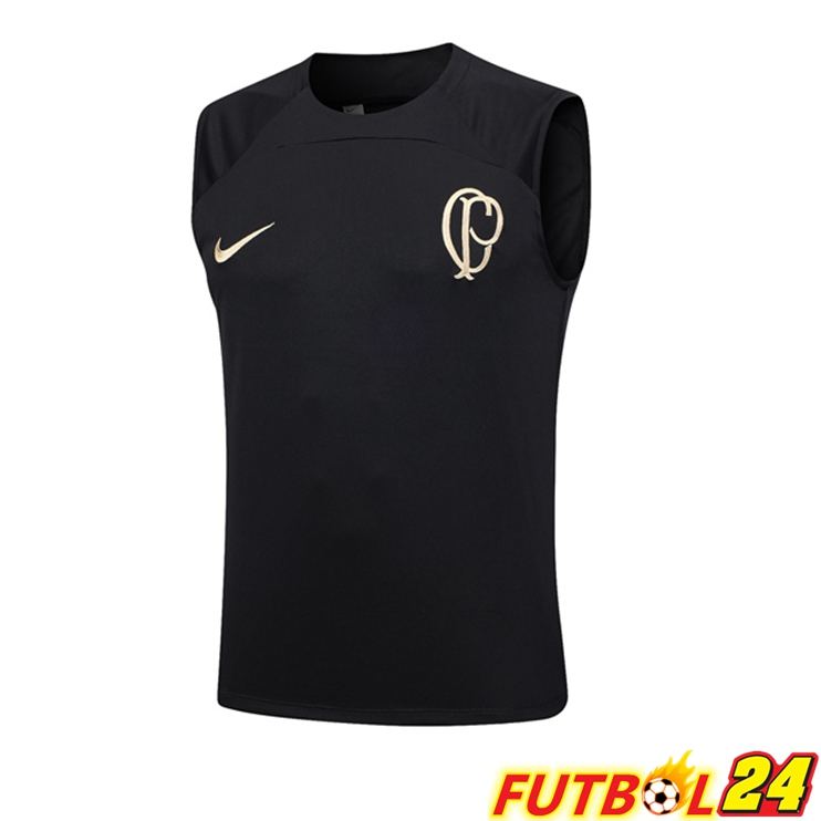 Chaleco De Futbol Corinthians Negro 2023/2024