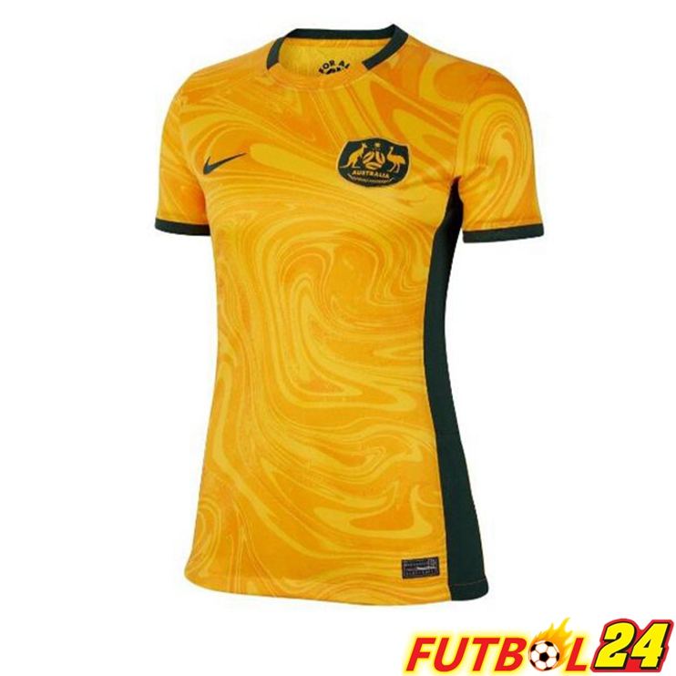 Camisetas De Futbol Australia Mujer Primera Naranja 2023/2024