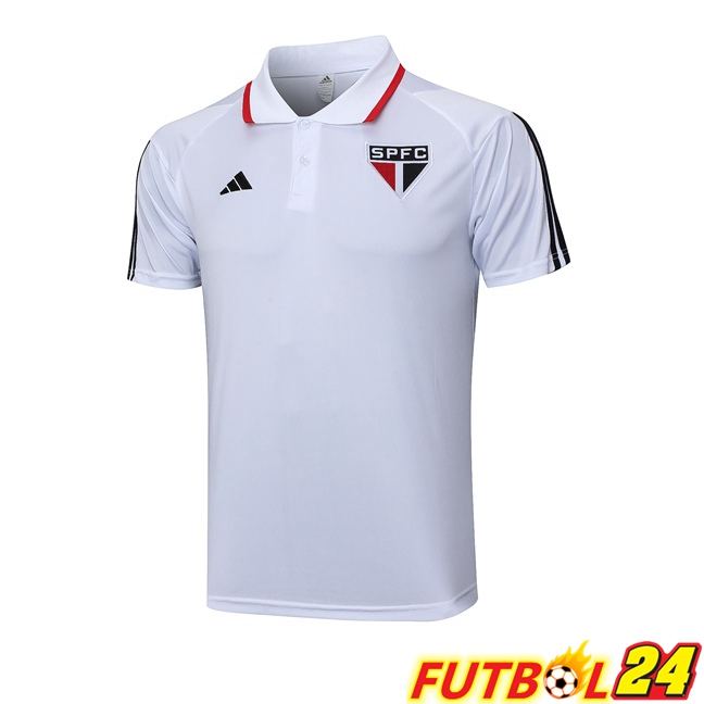 Camiseta Polo Sao Paulo FC Blanco 2023/2024