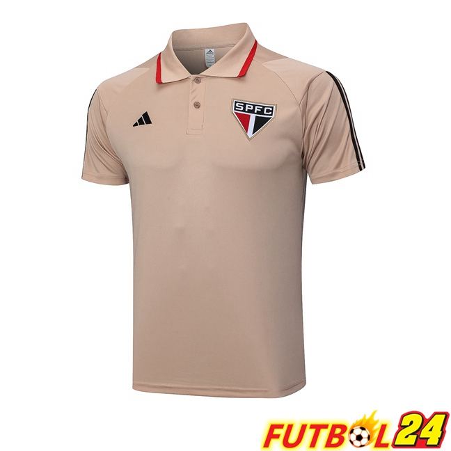 Camiseta Polo Sao Paulo FC Marrón 2023/2024
