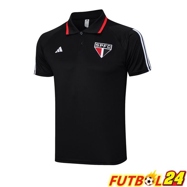 Camiseta Polo Sao Paulo FC Negro 2023/2024