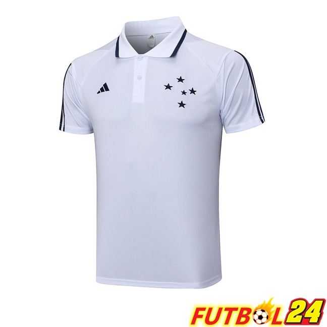 Camiseta Polo Cruzeiro EC Blanco 2023/2024