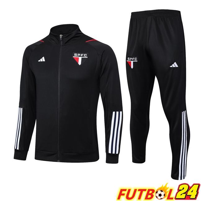 Chandal Equipos De Futbol - Chaqueta Sao Paulo FC Negro 2023/2024