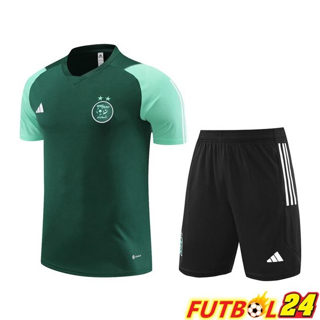 Camiseta Entrenamiento Argelia + Pantaloncini Verde 2023/2024