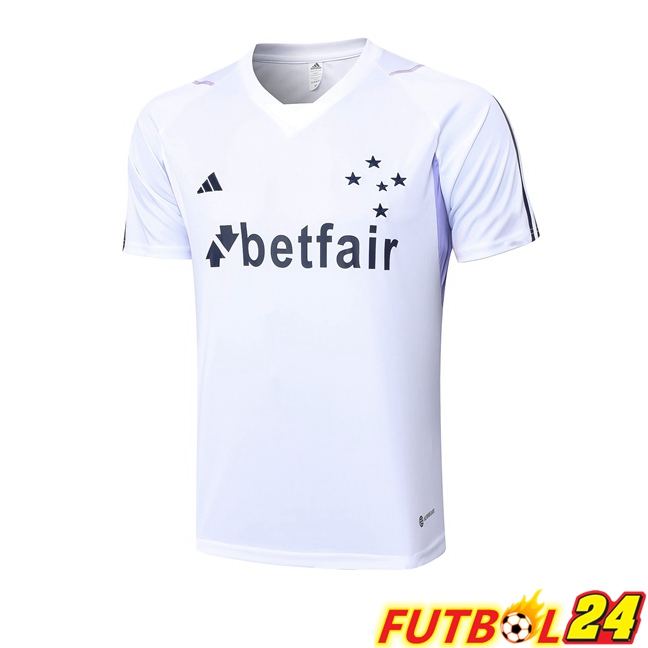 Camiseta Entrenamiento Cruzeiro EC Blanco 2023/2024