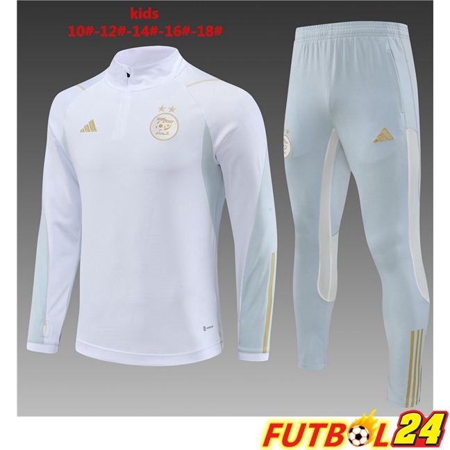 Chandal Equipos De Futbol Argelia Ninos Blanco 2023/2024