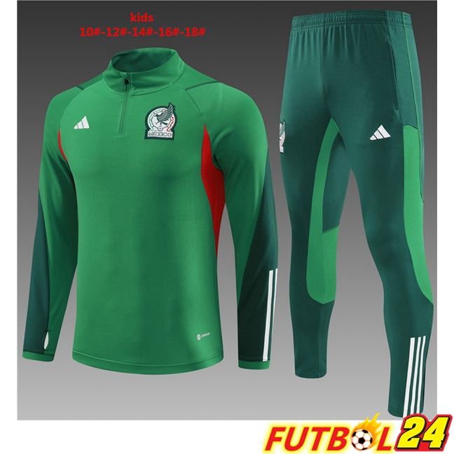 Chandal Equipos De Futbol México Ninos Verde 2023/2024