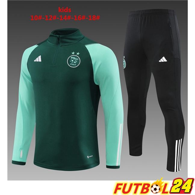 Chandal Equipos De Futbol Argelia Ninos Verde 2023/2024