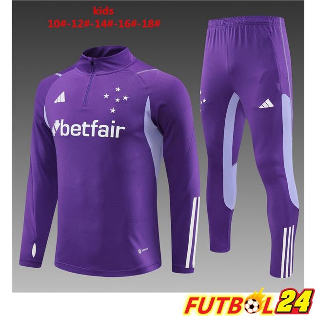 Chandal Equipos De Futbol Cruzeiro EC Ninos Púrpura 2023/2024