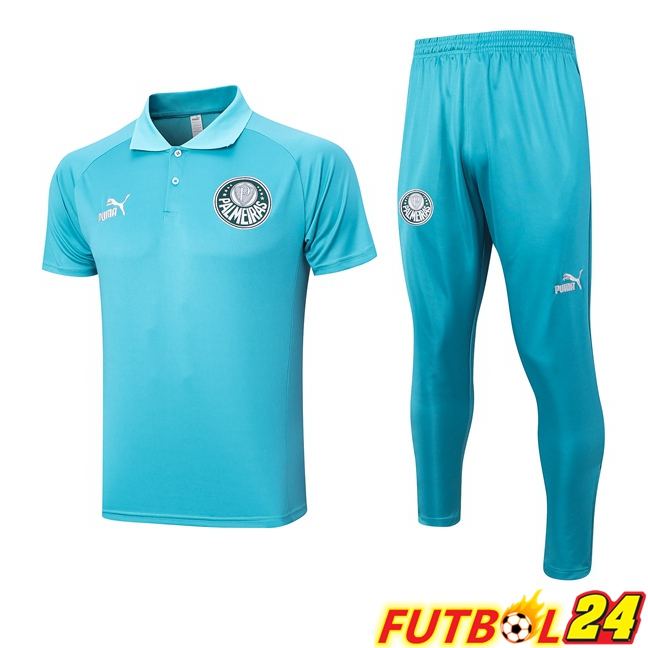 Camiseta Polo Palmeiras + Pantaloni Verde 2023/2024
