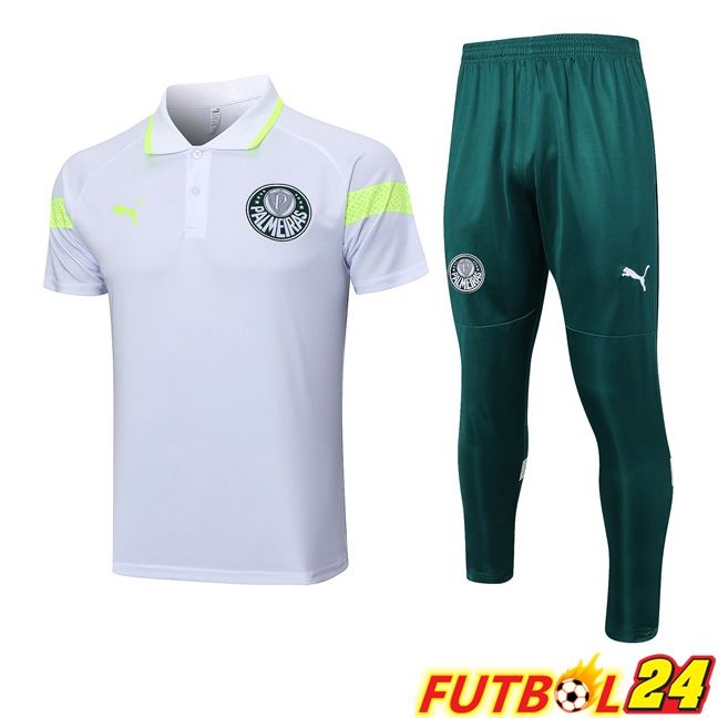 Camiseta Polo Palmeiras + Pantaloni Gris 2023/2024