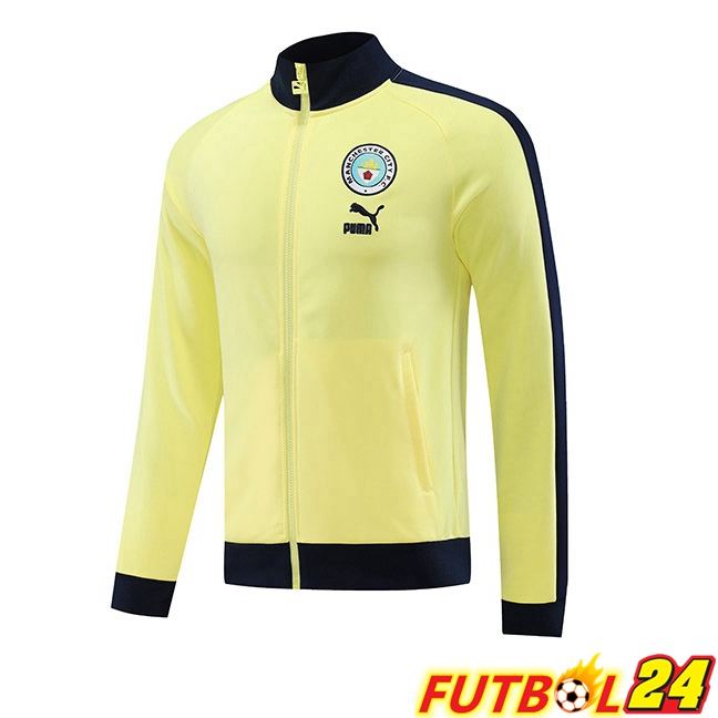 Chaquetas Futbol Manchester City Amarillo 2023/2024