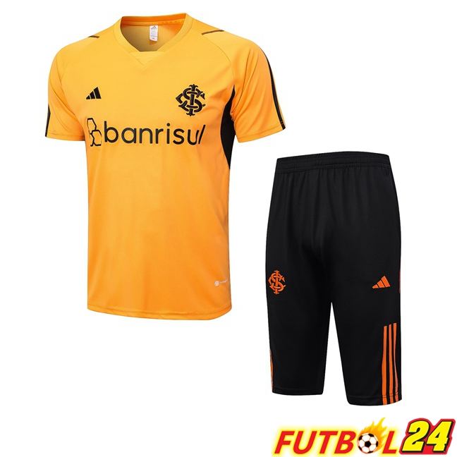 Camiseta Entrenamiento SC Internacional + Cortos Naranja 2023/2024