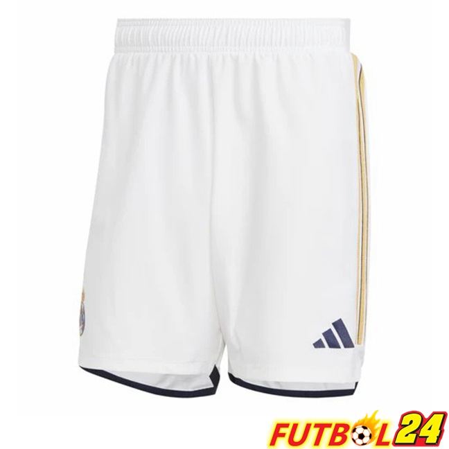 Cortos De Futbol Real Madrid Primera Blanco 2023/2024