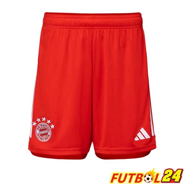 Cortos De Futbol Bayern Munich Primera Rojo 2023/2024