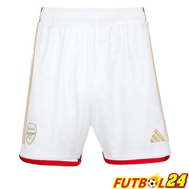 Cortos De Futbol Arsenal Primera Blanco 2023/2024