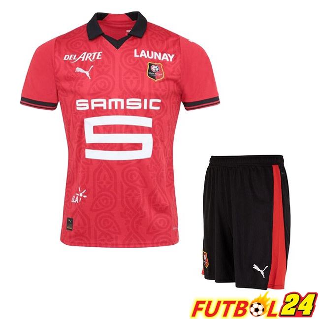 Camisetas De Futbol Stade Rennais Ninos Primera Rojo 2023/2024