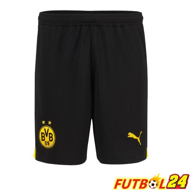 Cortos De Futbol Dortmund BVB Primera Negro 2023/2024