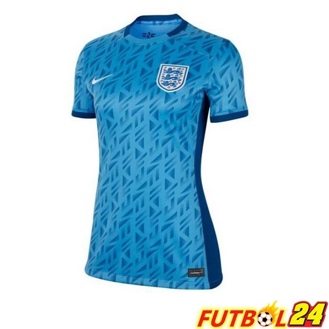 Camisetas De Futbol Inglaterra Mujer Segunda Azul 2023/2024