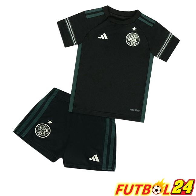 Camisetas De Futbol Celtic FC Ninos Primera Negro 2023/2024