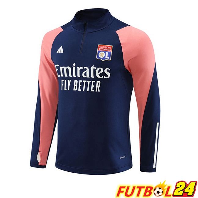 Sudadera De Entrenamiento Lyon OL Azul Real 2023/2024