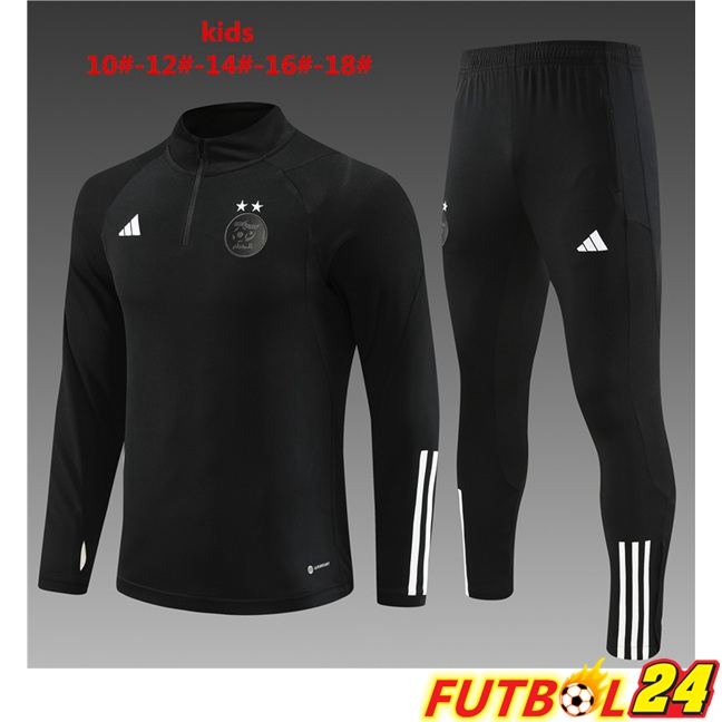 Chandal Equipos De Futbol Argelia Ninos Negro 2023/2024