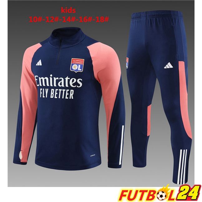 Chandal Equipos De Futbol Lyon OL Ninos Azul Real 2023/2024