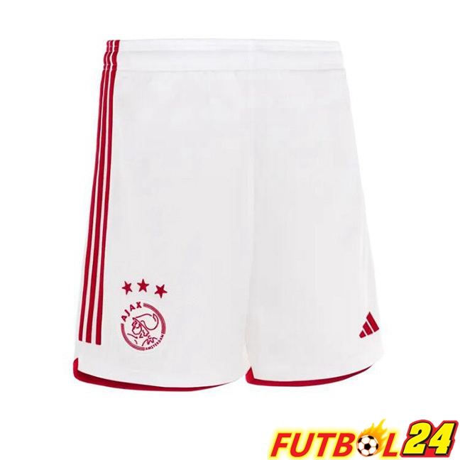 Cortos De Futbol AFC Ajax Primera Blanco 2023/2024