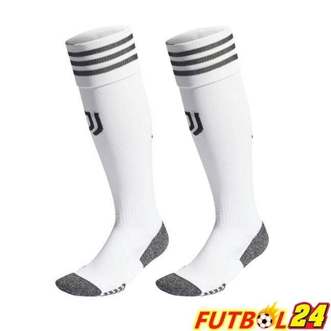 Calcetines De Futbol Juventus Segunda Blanco 2023/2024