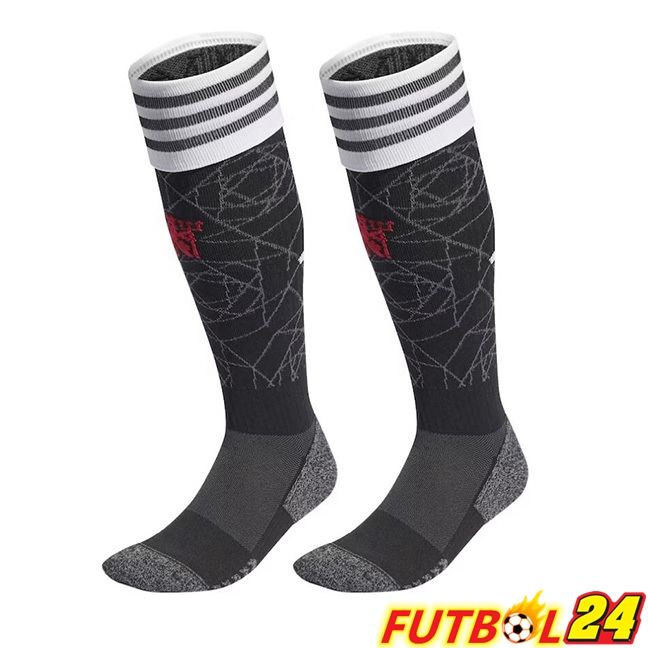 Calcetines De Futbol Manchester United Primera Gris 2023/2024