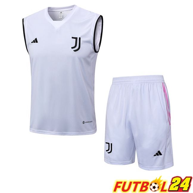 Chaleco De Futbol Juventus + Cortos Blanco 2023/2024