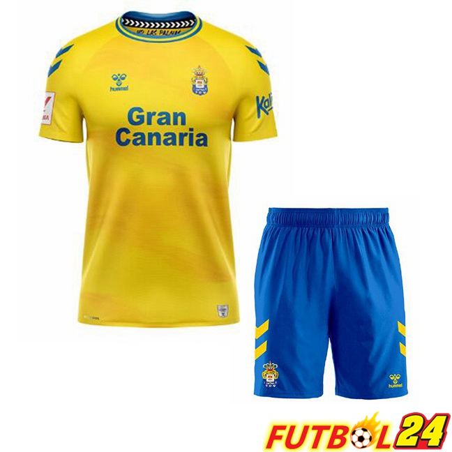 Camisetas De Futbol UD Las Palmas Ninos Primera Amarillo 2023/2024