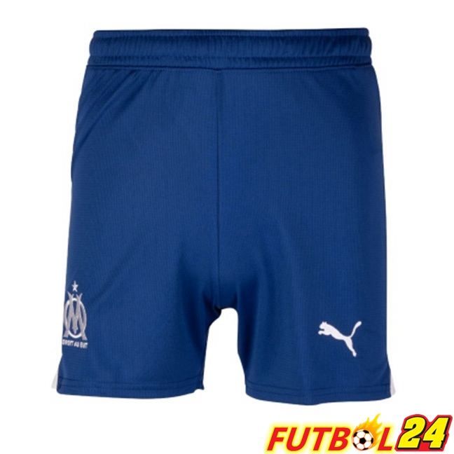 Cortos De Futbol Marsella OM Segunda Azul 2023/2024