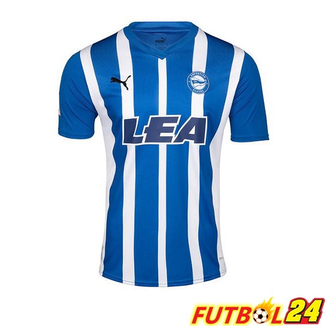 Camisetas De Futbol Deportivo Alaves Primera Azul Blanco 2023/2024