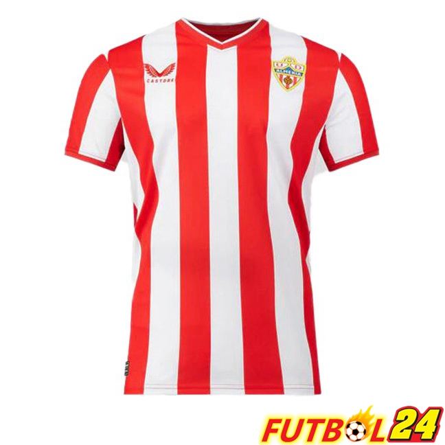Camisetas De Futbol UD Almeria Primera Rojo Blanco 2023/2024