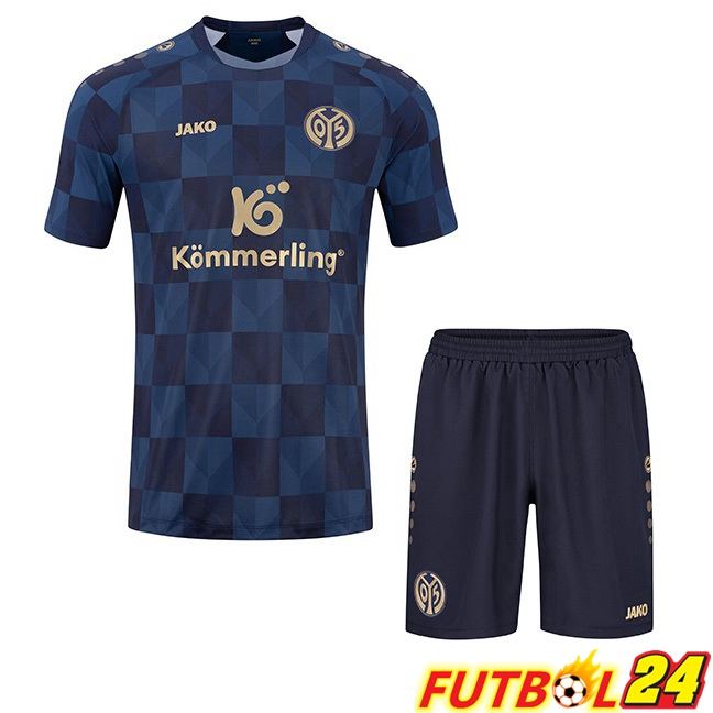Camisetas De Futbol FSV Mainz 05 Ninos Segunda Azul 2023/2024