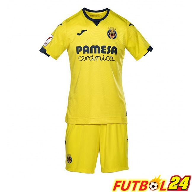 Camisetas De Futbol Villarreal Ninos Primera Amarillo 2023/2024