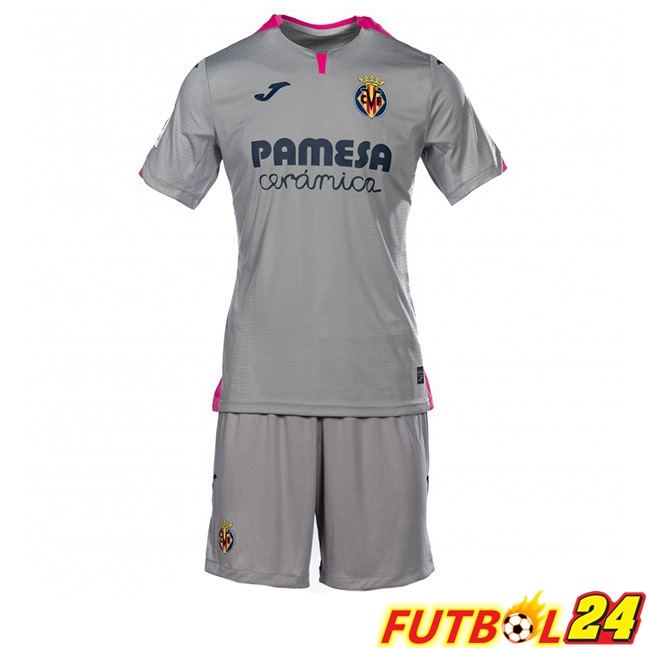 Camisetas De Futbol Villarreal Ninos Tercera Gris 2023/2024