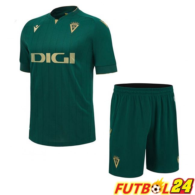 Camisetas De Futbol Cadiz CF Ninos Tercera Verde 2023/2024